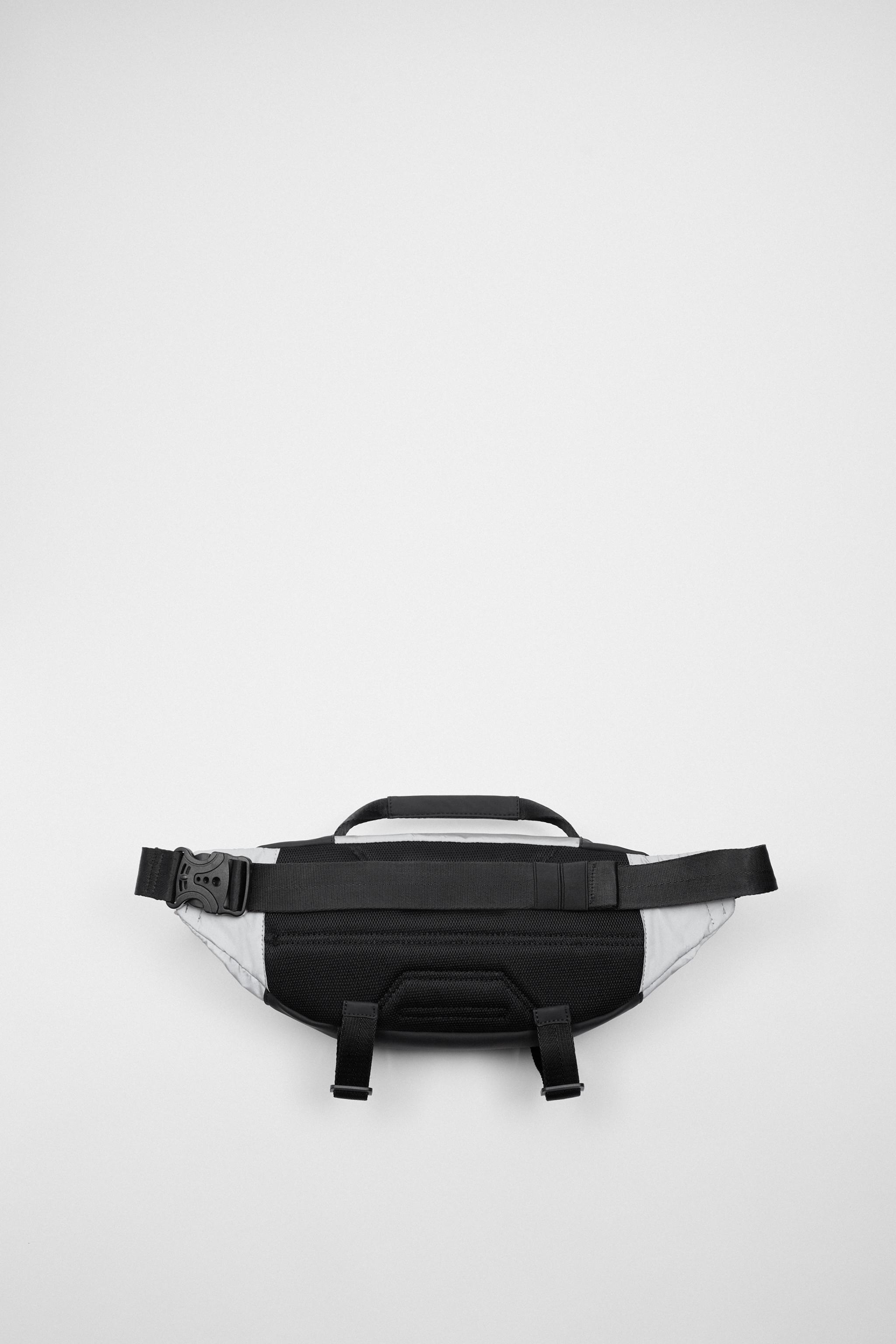 CONTRAST BELT BAG Grey ZARA United Kingdom